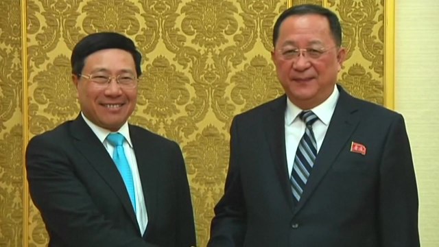 北 통신, 베트남 외교 장관 귀국 보도 / YTN