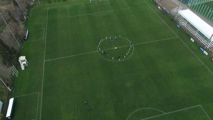 Bursaspor Altyapısından Sevgililer Günü Koreografisi