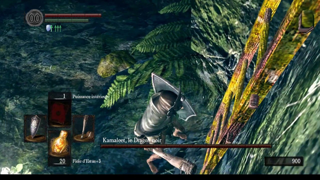 [Dark Souls] [Run lvl 1 + NG] Fail vs Kalameet le dragon noir