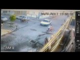 Flagrante: motociclista bate em carro no Centro de Pedras de Fogo-PB