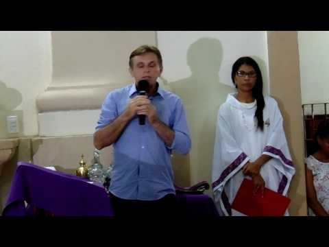 Prefeito Dedé fala na Missa da Posse do Padre Moisés em Pedras de Fogo-PB