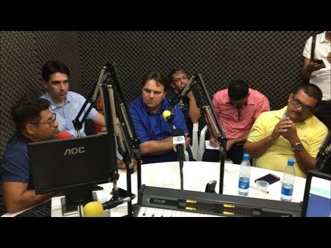 Romero Pimentel, Edvaldo de Caricé e Oscar Júnior na Rádio RC-FM