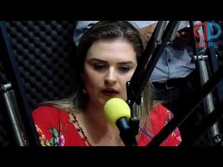 Marília Arraes concede entrevista na rádio RCFM em Itambé-PE