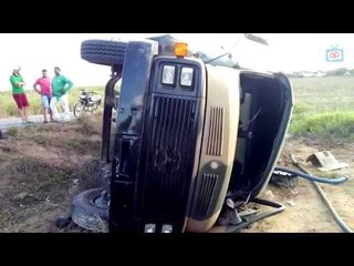 Acidente na PB 030 em Pedras de Fogo