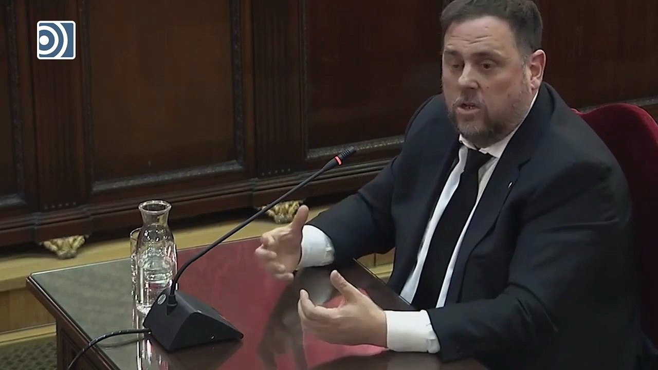 Junqueras en el juicio: "Amo a España y a las gentes de España"