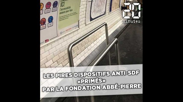 Les pires dispositifs anti-SDF «primés» par la Fondation Abbé-Pierre