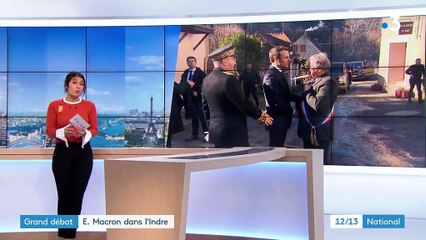 Grand débat : Emmanuel Macron rencontre des patrons dans l'Indre