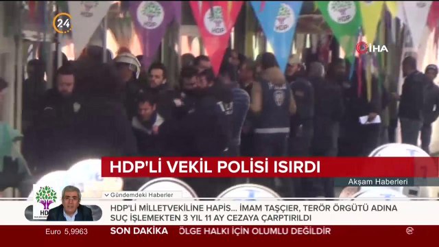 HDP'li vekil kadın polis memurunun kolunu ısırdı