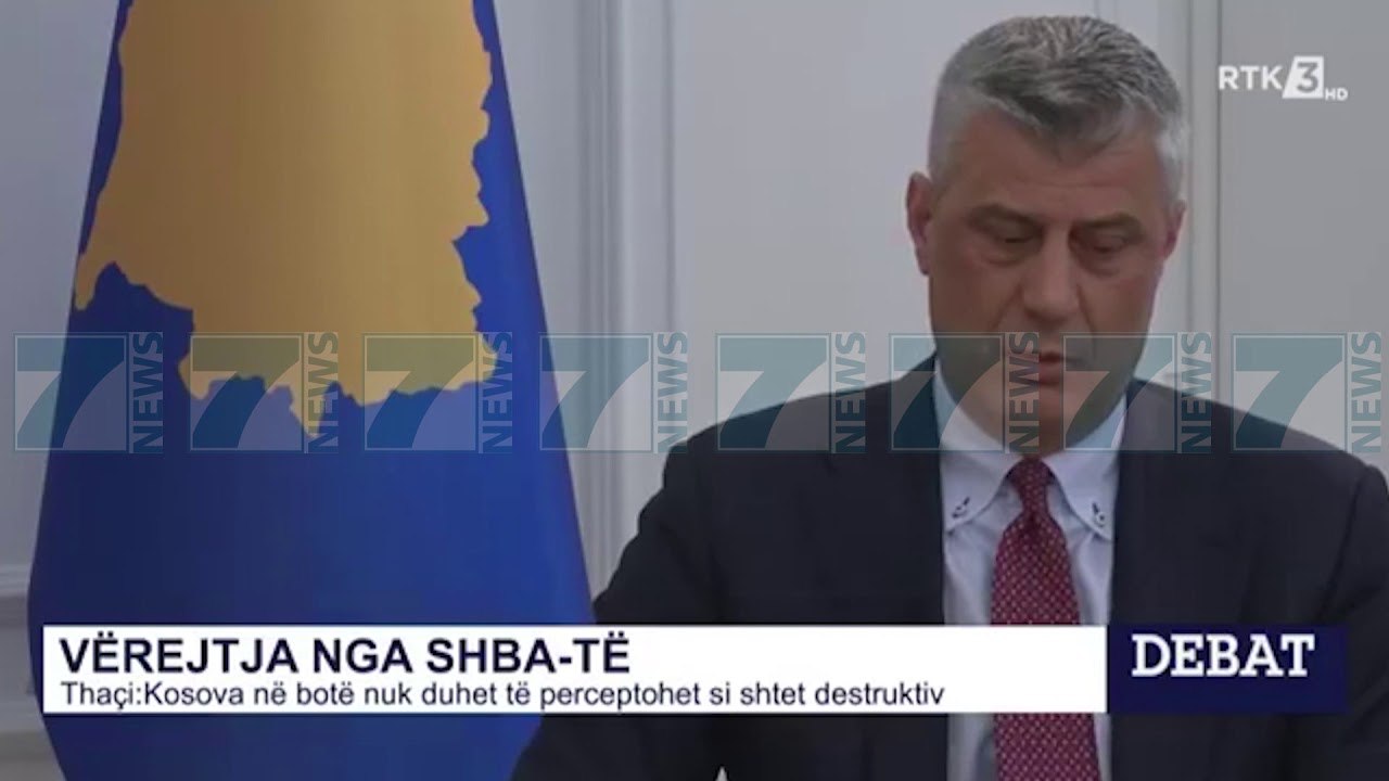 THAÇI BEN THIRRJE PER HEQJEN E TAKSES, «S'MUND TE INJOROJME SHBA» - News, Lajme - Kanali 7