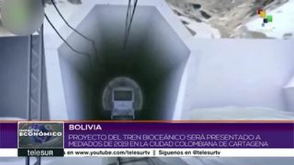 Bolivia: Tren Bioceánico será presentado en Cartagena, Colombia