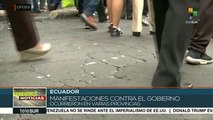 Ecuador:gran jornada de protestas contra políticas económicas del gob.