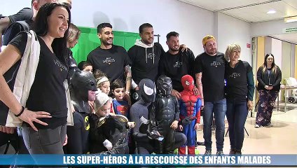 Les supers héros à la rescousse des enfants malades