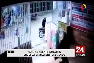 Tarapoto: asaltan agente bancario y se llevan 10 mil soles