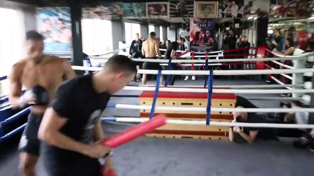 JAMES DeGALE *MEDIA WORKOUT* w/ JIM McDONNELL AHEAD OF GRUDGE CLASH v CHRIS EUBANK JR / FEB 23 / o2