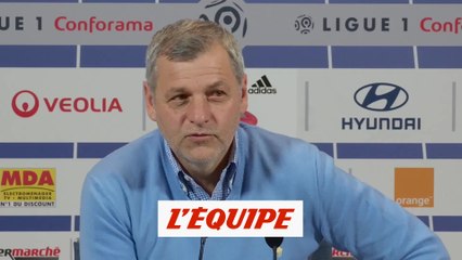 Genesio «On ne prépare pas Barcelone en jouant Guingamp» - Foot - L1 - OL