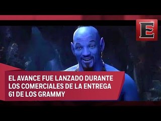 Lanzan avance de 'Aladdín' con Will Smith luciendo azul como el genio