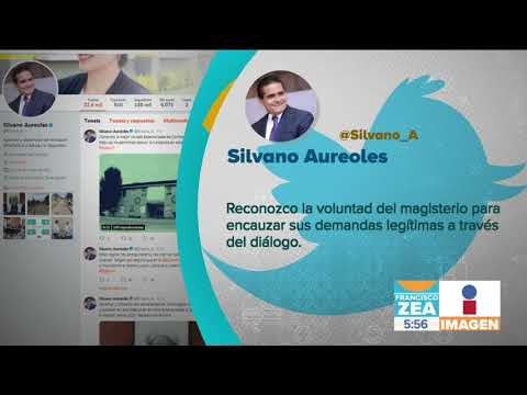 Silvano Aureoles reconoce la voluntad de la CNTE para encontrar juntos la solución de los bloqueos