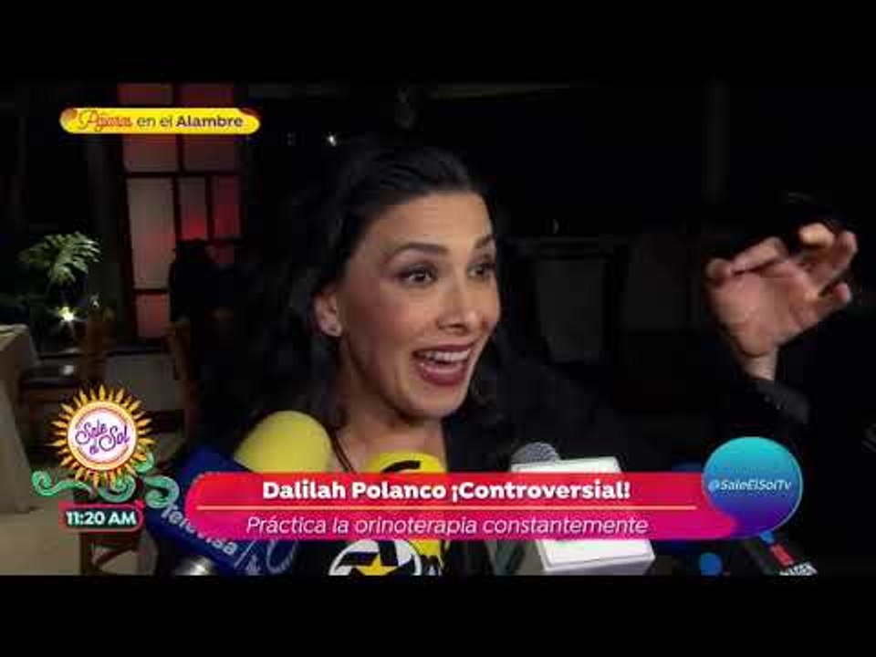 Dalilah Polanco practica la orinoterapia | Sale el Sol