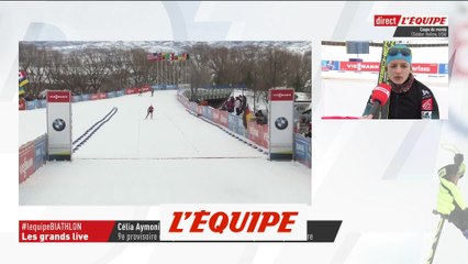Aymonier «De bons tirs, mais pas suffisant» - Biathlon - CM (F)