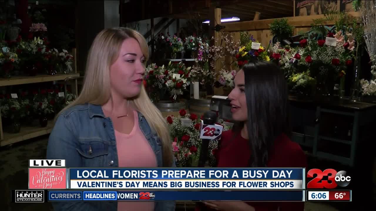 Florists Prepare for Valentines Day