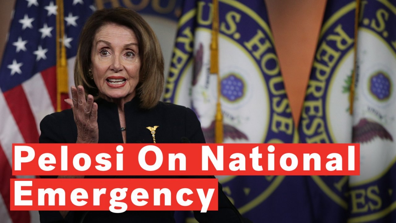 Pelosi On Trump Declaring National Emergency: 'Let's Talk About One-Year Anniversary' Of Parkland