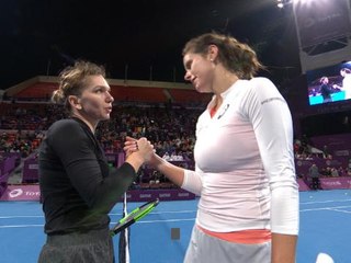 Halep Advances to Doha Open Semi-Finals with Narrow Victory over Goerges 🎾