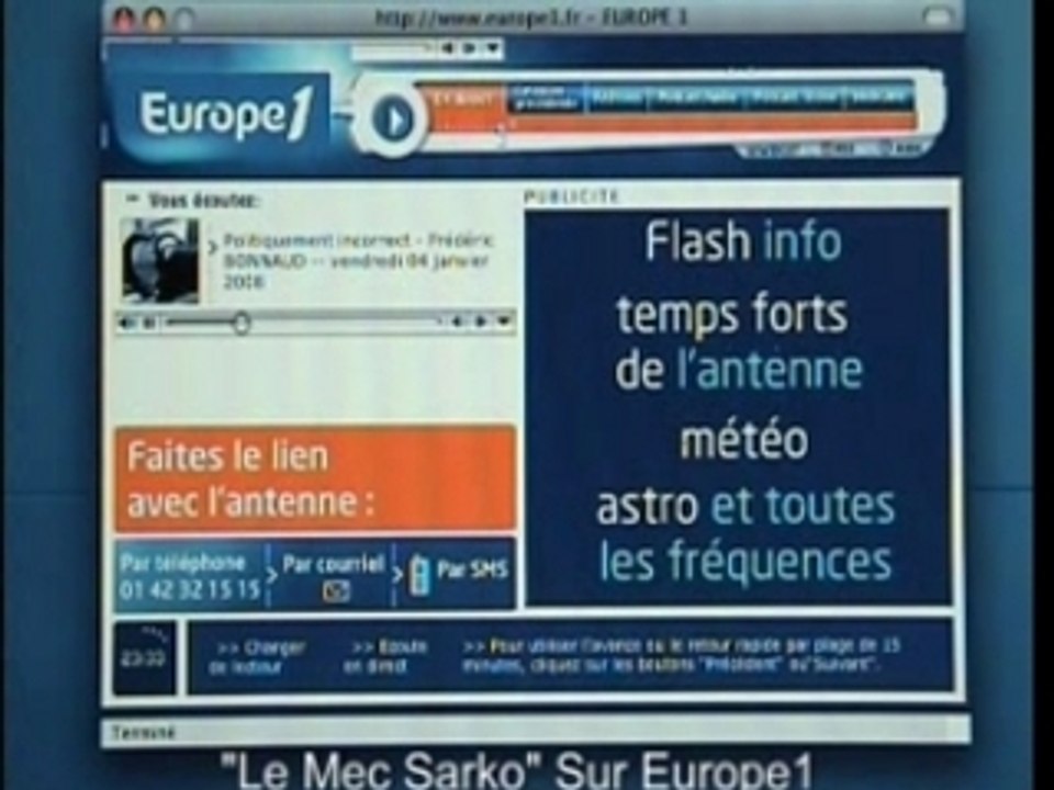 LeFred sur EUROPE1