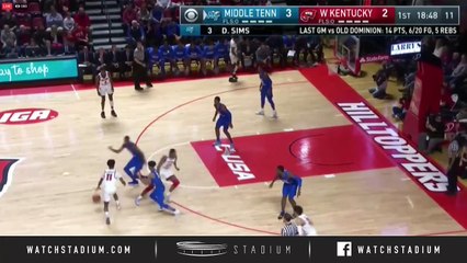 Middle Tennessee vs. Western Kentucky Basketball Highlights (2018-19)