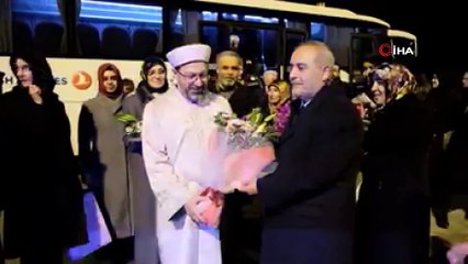 Diyanet İşleri Başkanı Prof. Dr. Ali Erbaş Erzincan'a geldi