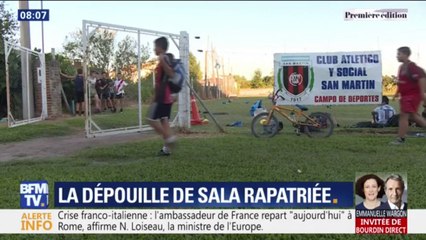 La dépouille d'Emiliano Sala est attendu ce vendredi à Progreso, son village natal