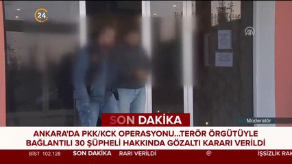 Ankara'da PKK/KCK operasyonu