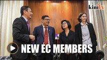 New EC members report for duty