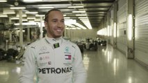 Mercedes-AMG Petronas motorsport's tenth modern-day F1 car hits the track in Silverstone - Lewis Hamilton