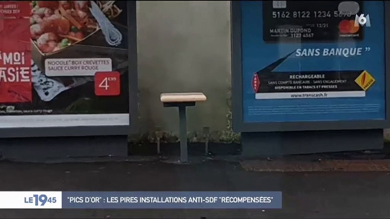 Pics d'or : Découvrez les pires installations anti-SDF "récompensées" dans une cérémonie - Vidéo