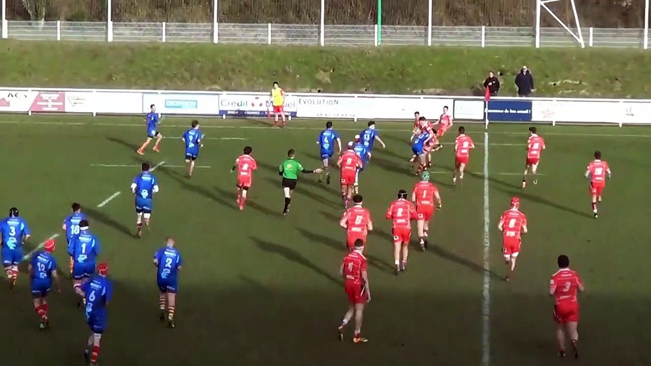 Les U18 du Castanet régalent face au Céret