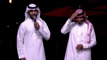 سعد آل غوينم يستعرض عضلاته أمام لجنة التحكيم