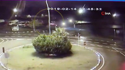 Giresun'da aksiyon filmlerini aratmayan kaza... O anlar kameraya böyle yansıdı