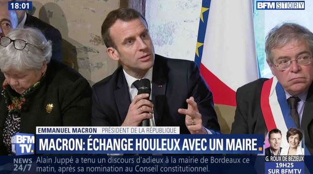 Tensions entre Macron et un maire - ZAPPING ACTU DU 15/02/2019