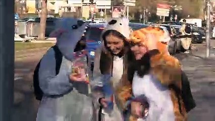 Chalon : les lycéens fêtent les 100 jours du bac 2019