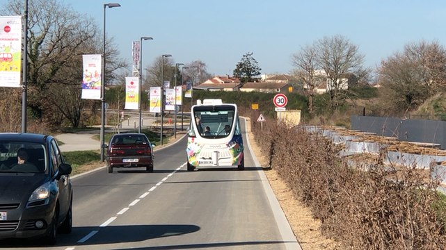 La navette autonome testée en circulation réelle