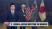 S. Korean FM sits down with her Japanese counterpart in Munich to discuss contentious issues