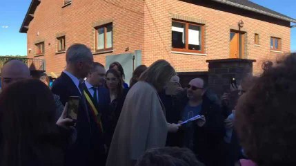 Fleurus: la Reine Mathilde quitte la maison maternelle de Baulet