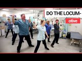 Hospital orthopaedic staff start morning ballroom dance routine before their shift | SWNS TV