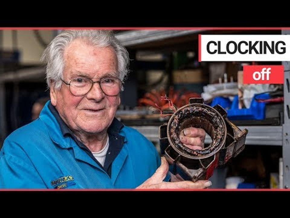 A man has retired after working the same job in the same factory - for 62 YEARS | SWNS TV