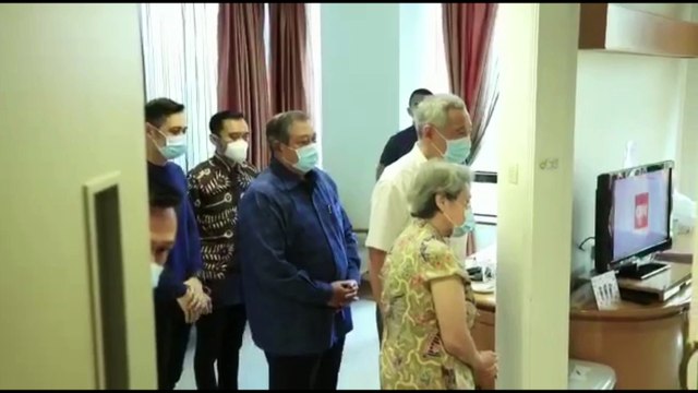 Lee Hsien Loong Jenguk Ani Yudhoyono