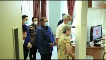 Lee Hsien Loong Jenguk Ani Yudhoyono