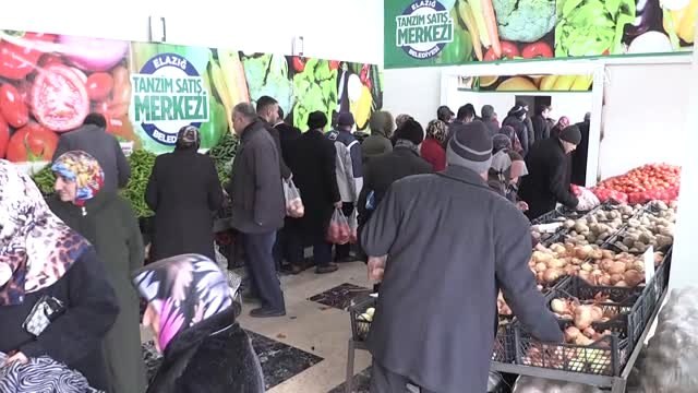 Elazığ'da İlk Tanzim Satış Noktası Açıldı