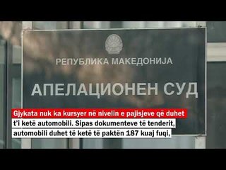 Edhe Gjykata e Apelit do të blejë makinë luksoze