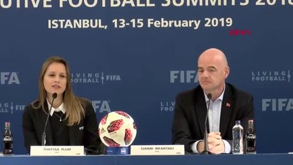 Spor FIFA Başkanı Infantino, Futbol Zirvesi'nde Konuştu
