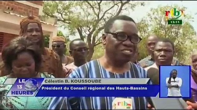 RTB - Remise de matériels roulants a la fin de la formation des chasseurs dozos de la région des haut-Bassin